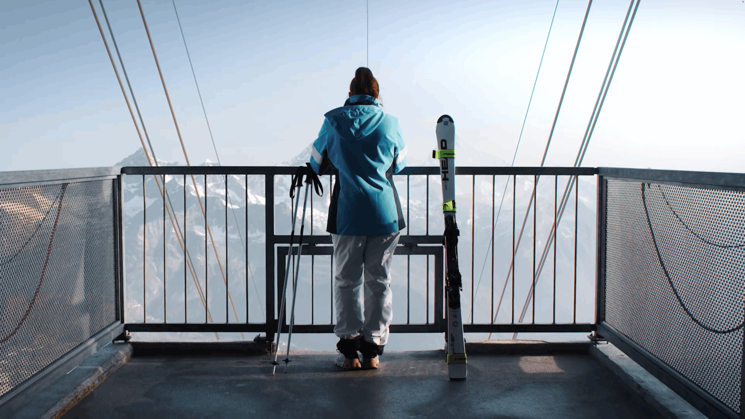 Audi Swissski Black Frame Behind the Scenes Tina Weirather