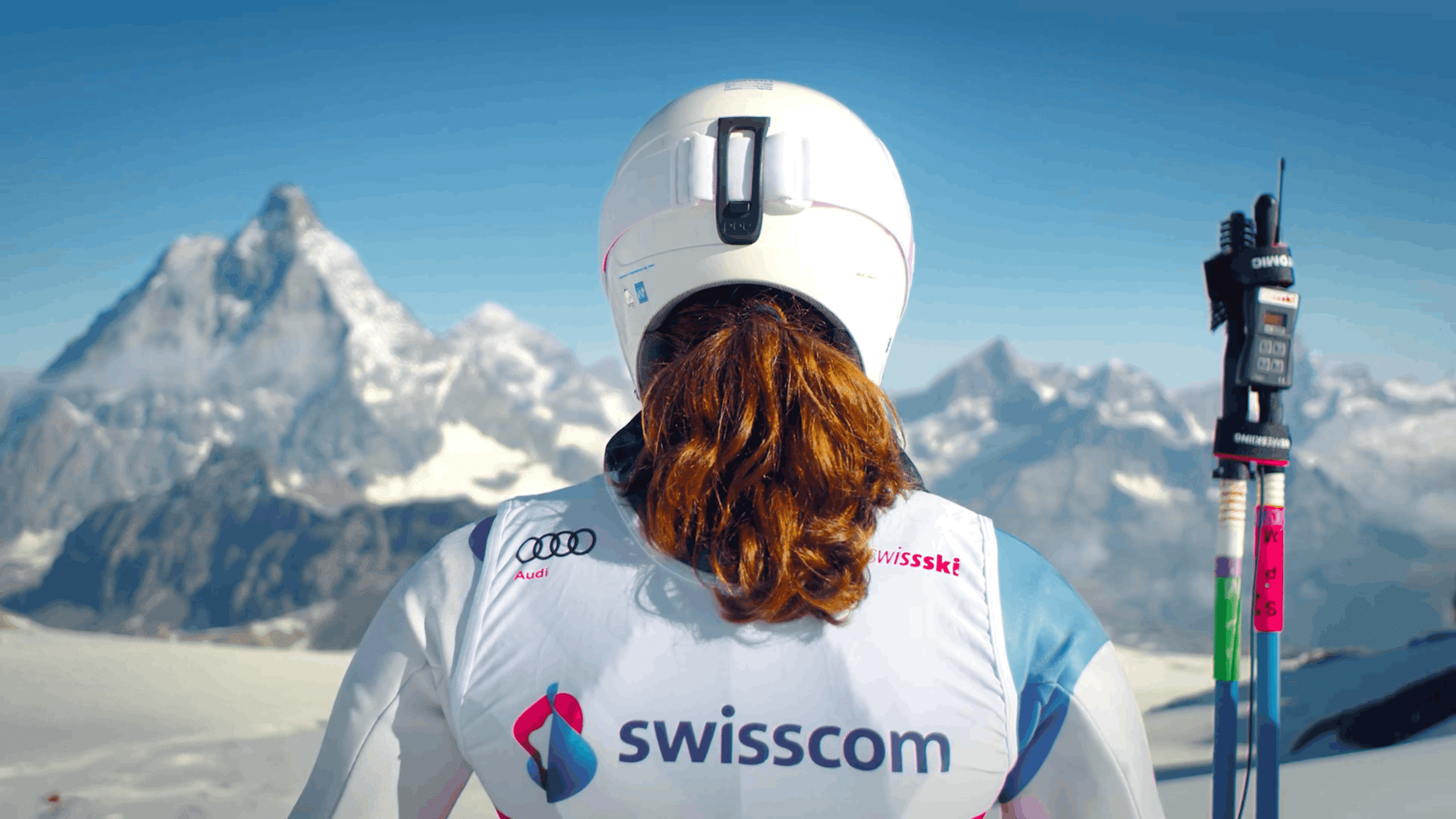 Audi Swissski Black Frame Behind the Scenes Tina Weirather